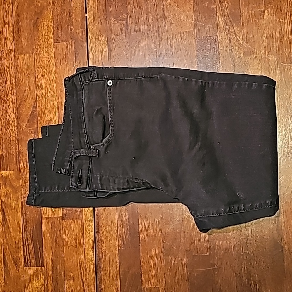 Banana Republic black denim petite